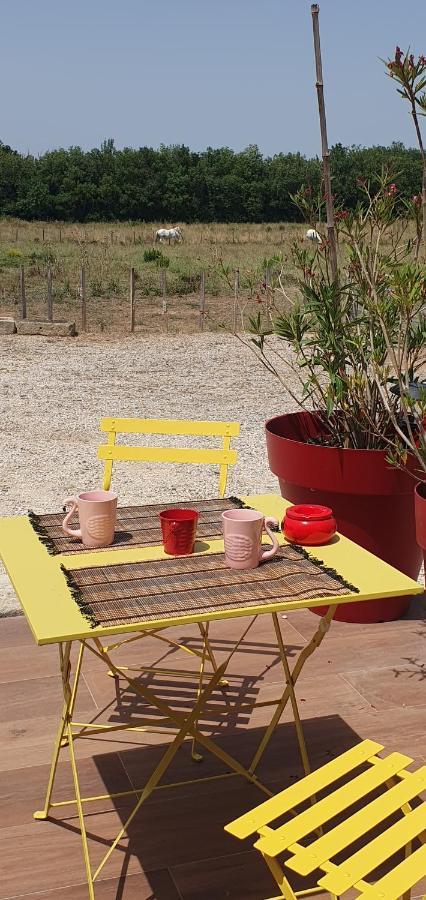 Bed and Breakfast Les Bonbonnettes Le Cailar Exterior foto